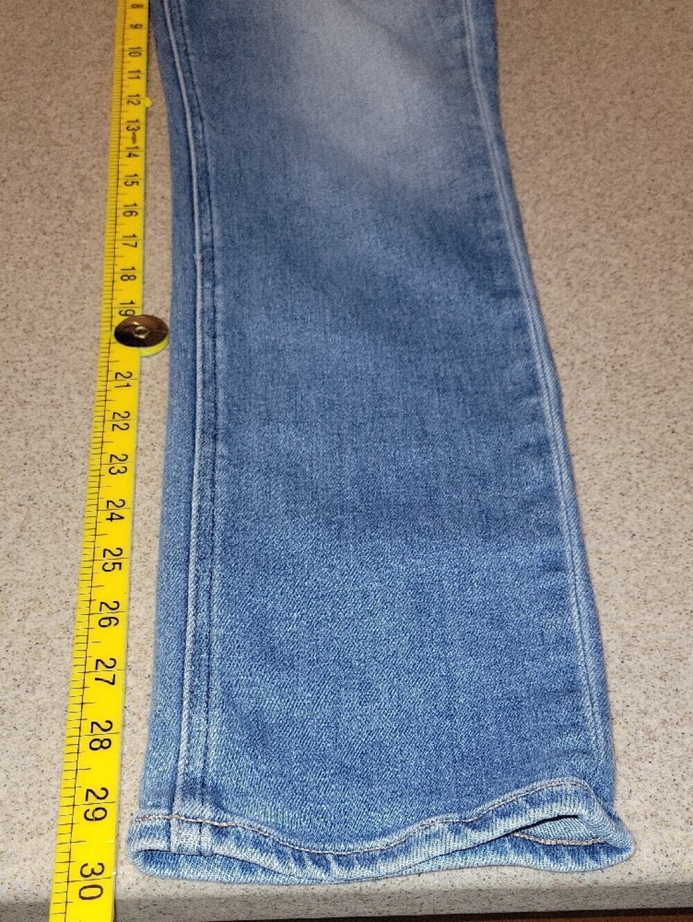 Paige Skyline Skinny Denim Jeans Size 32 Cotton Blend Stretch - Picture 9 of 11